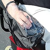 Power Wheelchair Joystick Protector Cover - Waterproof Electric Arm Control Cover With Adjustable Strap (Black)