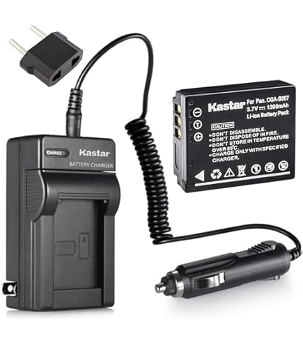 Amazon.com : Kastar 1 Pack Battery and Charger for Panasonic CGA