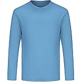 Opna Youth Athletic Performance Long Sleeve Shirts for Boys or Girls - UV Protection Moisture Wicking Rash Guard