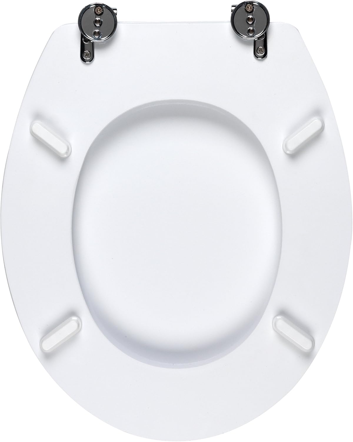 Beldray LA032355WHTFEU7 Wooden MDF Toilet Seat, Oval Shaped - Image 4