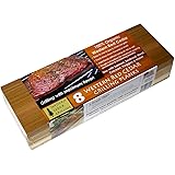 8 Western Cedar LONG Grilling Planks (8 PACK!!) - Perfect for SALMON, FISH, STEAK, VEGGIES and more. MADE IN USA! Re-use several times. Superior water absorption compared to other planks