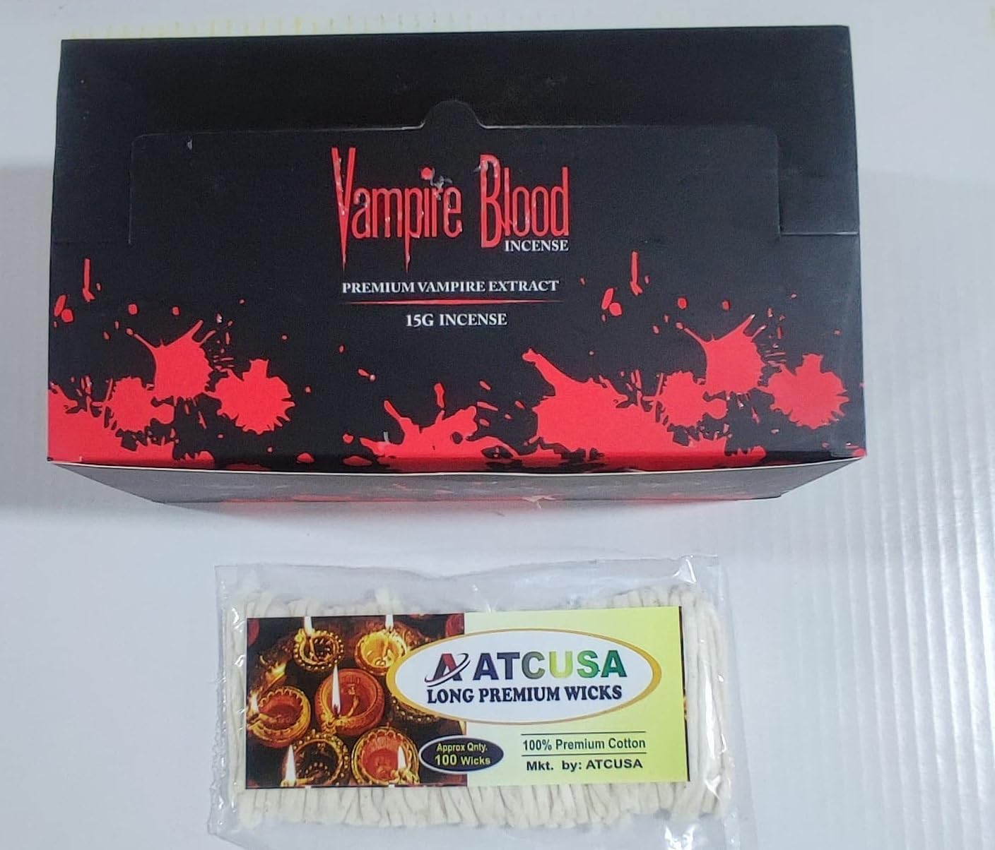 12 x 15 g Nandita Vampire incense Agarbathi sticks