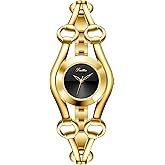 PASOY Women's Minimalist Luxury Watch – Stainless Steel Bracelet, Elegant Jewelry-Inspired Design, Waterproof, Fashion Wristwatch for Women – Silver, Gold