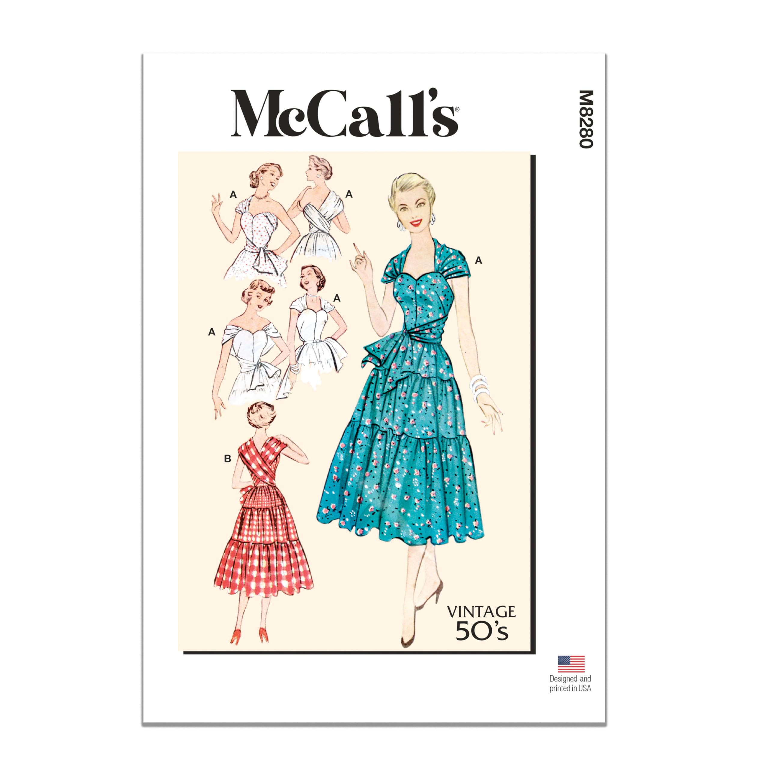 McCall's M8280F5 Misses Dress F5 (16-18-20-22-24)