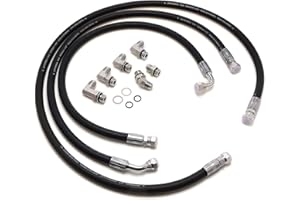RJSPHH Allison-Transmission Cooler Hose Line Fitting Kit for 2006-2010 GM GMC Chevy 6.6L LBZ LMM Duramax Diesel