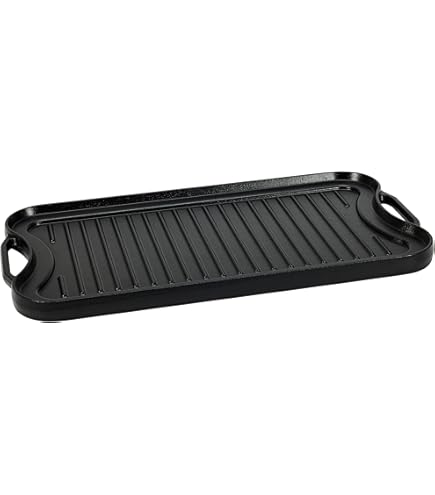 バーベキュー・調理用品 Chef's Design Giant Reversible Griddle Chef's Design Model 6040 Side-by-Side Grill/Griddle : Amazon