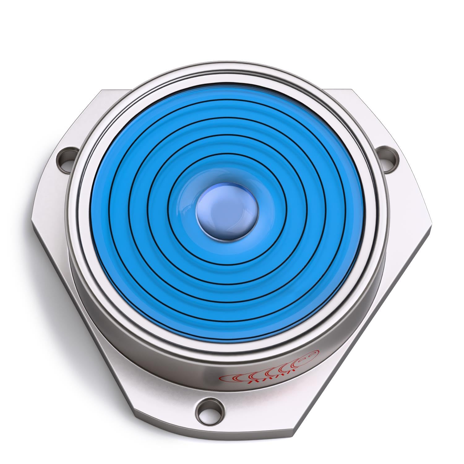 Medium Metal Mounting Bulls Eye Spirit Bubble Plumb Level (Blue aqueous) Circular - Round Surface Level Tool Clock Hobby Caravan