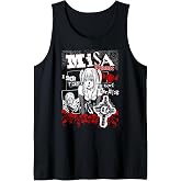Death Note Misa Amane Punk Zine Collage Anime Tank Top