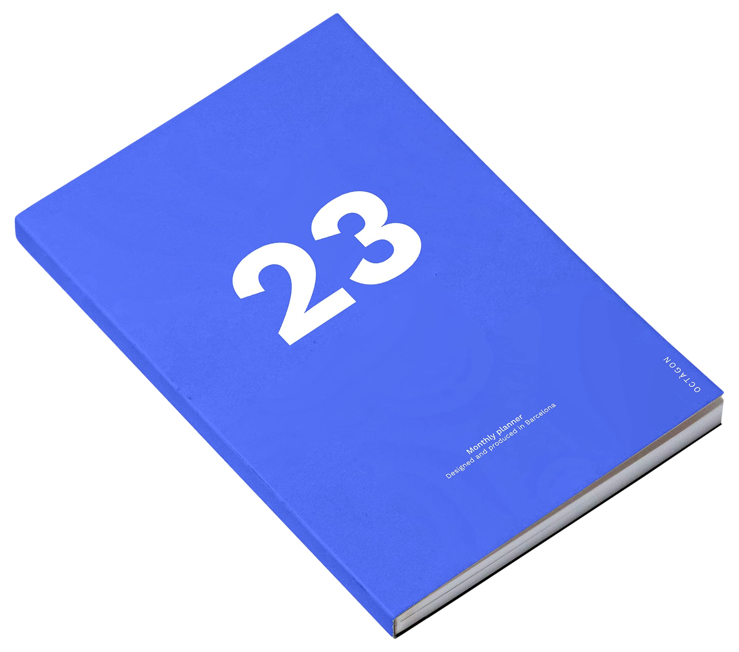 OD OCTÀGONDESIGN 2023 Monthly Planner PLUS A4, Blue