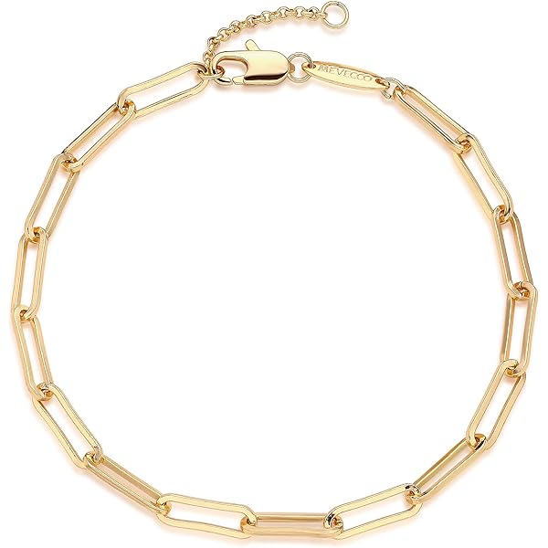 Amazon.com: DECADENCE 14K Yellow Gold 8mm Rosetta 7.5