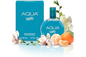 PB ParfumsBelcam Aqua Eau de Toilette Spray for Women – Fresh Fruity Floral Perfume with Mandarin, Freesia, Musk & Wood Notes