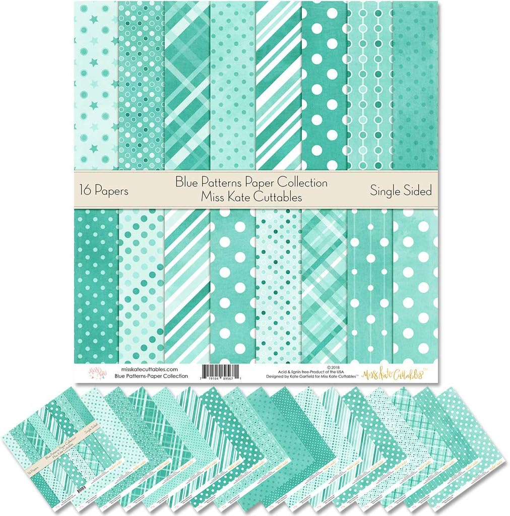 Amazon.com: Pattern Paper Pack - Blue 