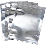JACKYLED 50 Pcs Antistatic Bag (15x20cm/5.9X7.9inches) Resealable for SSD HDD and Electronic Device Anti Static Bag New