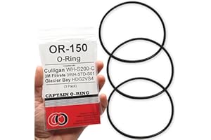 Captain O-Ring - Replacement for Culligan OR-150 Water Filter Housing ORing Gasket Seal (3 Pack) [for WH-S200-C, 3WH-STD-S01, HDG2VS4]