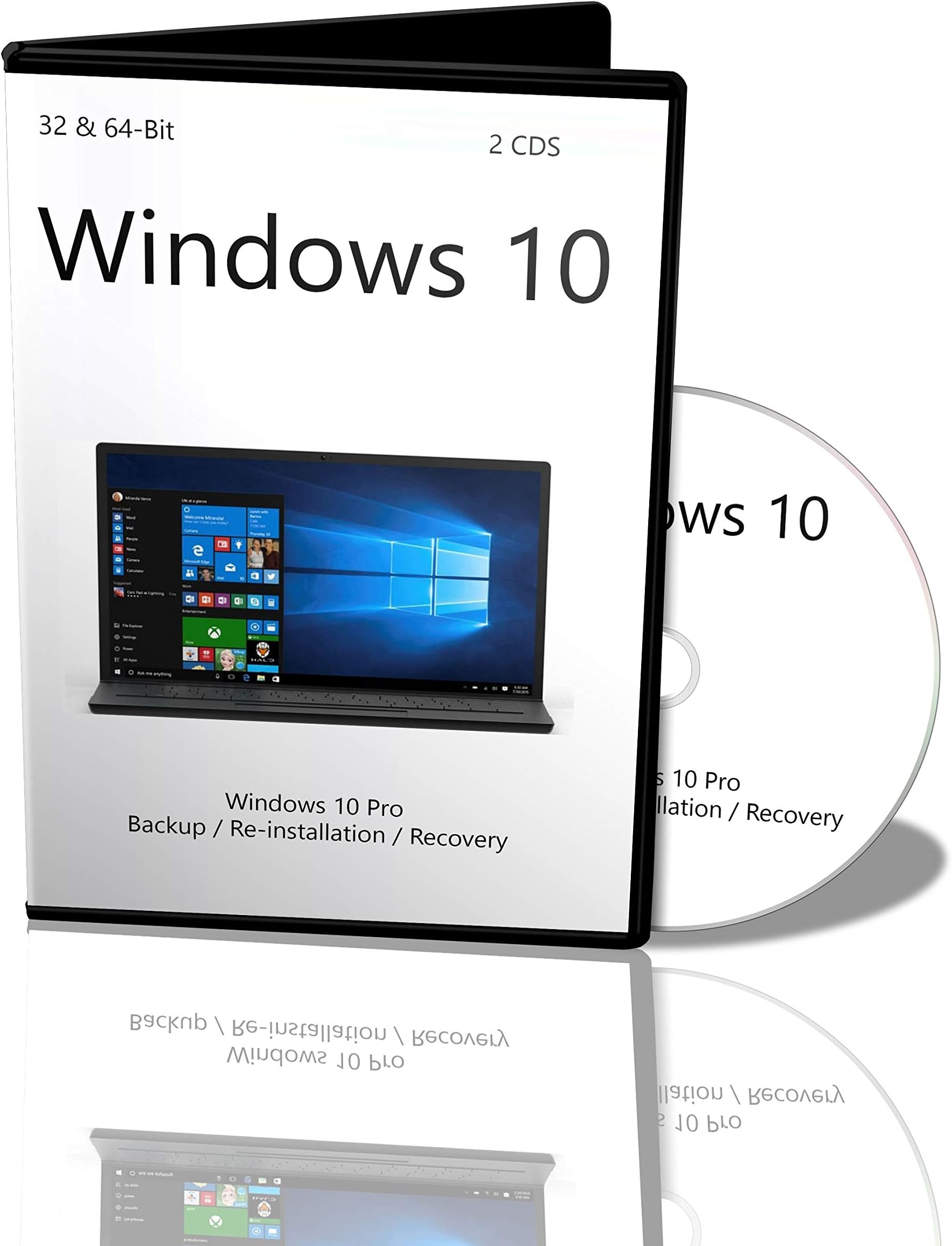 RyanJackcouk | Windows 10 Professional 32 bit & 64 bit Reinstallation | Backup | Restore | Recovery Discs