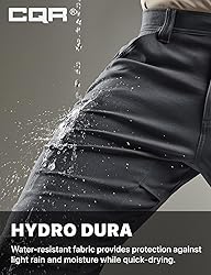 CQR Men's Active Flex Tactical Pants, Water