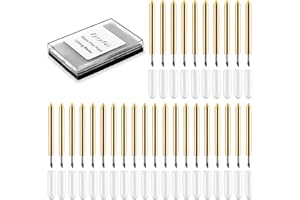 Eyryfui 30Pcs Fine Point Blades for Cricut Maker 3/Maker/Explore 3/Explore Air 2/Air/One/Venture, Cutting Blades for Slicing, Glitter Vinyl, Cardstock, Faux, Adhesive Foil, Vellum (White 30pcs)