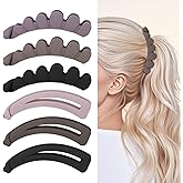 WHAVEL Banana Clips for Women 6 Pack Small Banana Clip for Thin Fine Thick Hair Ponytail Holders - Strong Hold