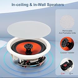 STUDIOFINIX 6.5 Inch Bluetooth Ceiling