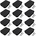 Mouse Stations with Keys 12 Pack, Keyless Design and Key Required Mouse Stations, Mice Stations, Keeps Children and Pets Safe Indoor & Outdoor, Black