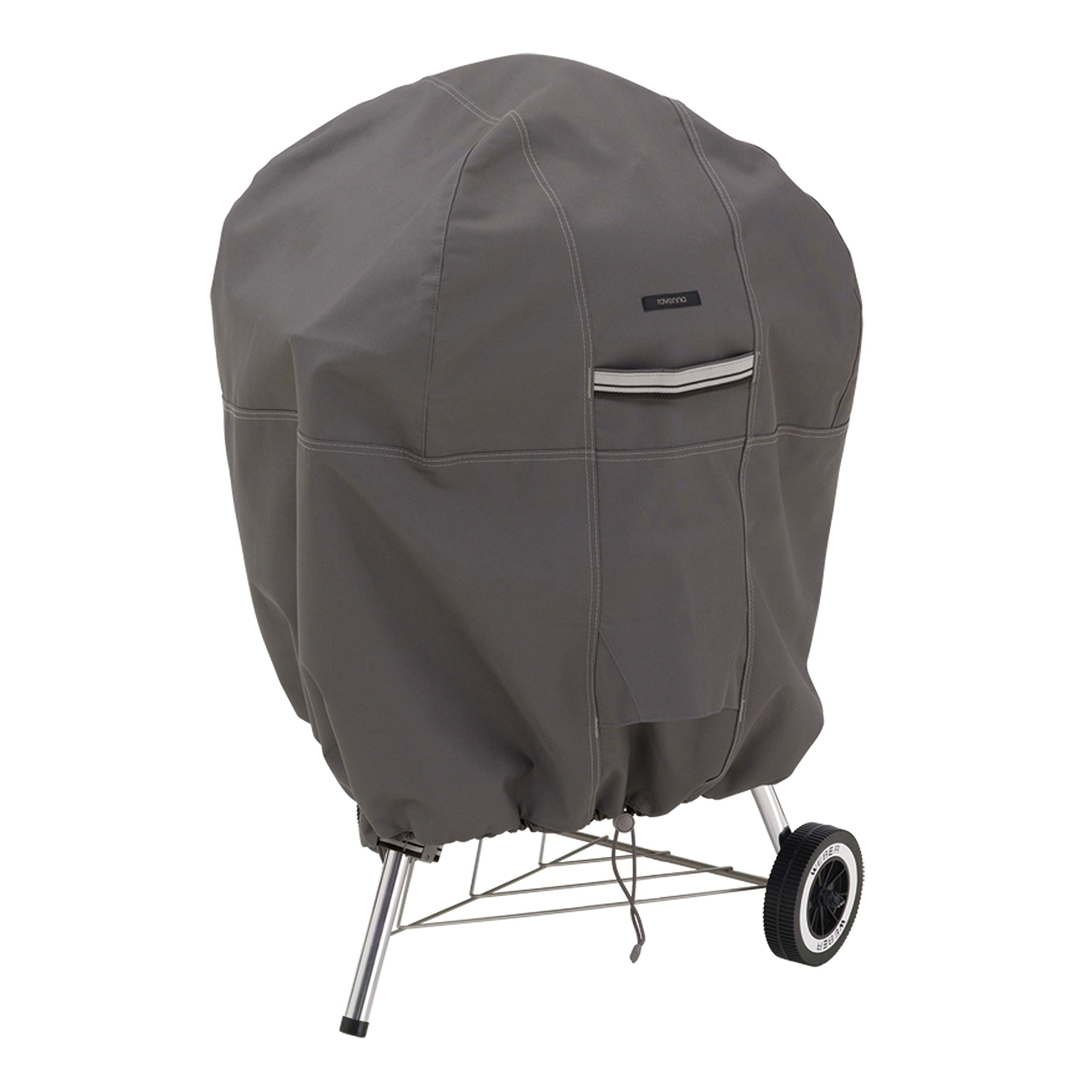Classic Accessories 55-178-015101-EC Ravenna Kettle Grill Cover Premium Outdoor Grill Cover with Durable and Water Resistant Fabric, Taupe, 25.4x40.64x3.5051999999999999 cm