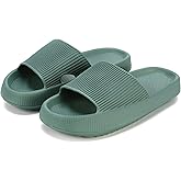 rosyclo Cloud Slippers for Women and Men, Pillow House Slippers Shower Shoes Indoor Slides Bathroom Sandals, Ultimate Comfort, Lightweight, Thick Sole, Non-Slip, Easy to Clean