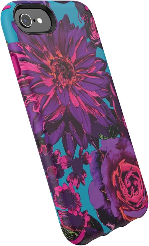 Speck Presidio Inked iPhone SE 2020 Hülle/iPhone 8/iPhone 7/iPhone 6S Hülle, Hyperbloom/Lipstick