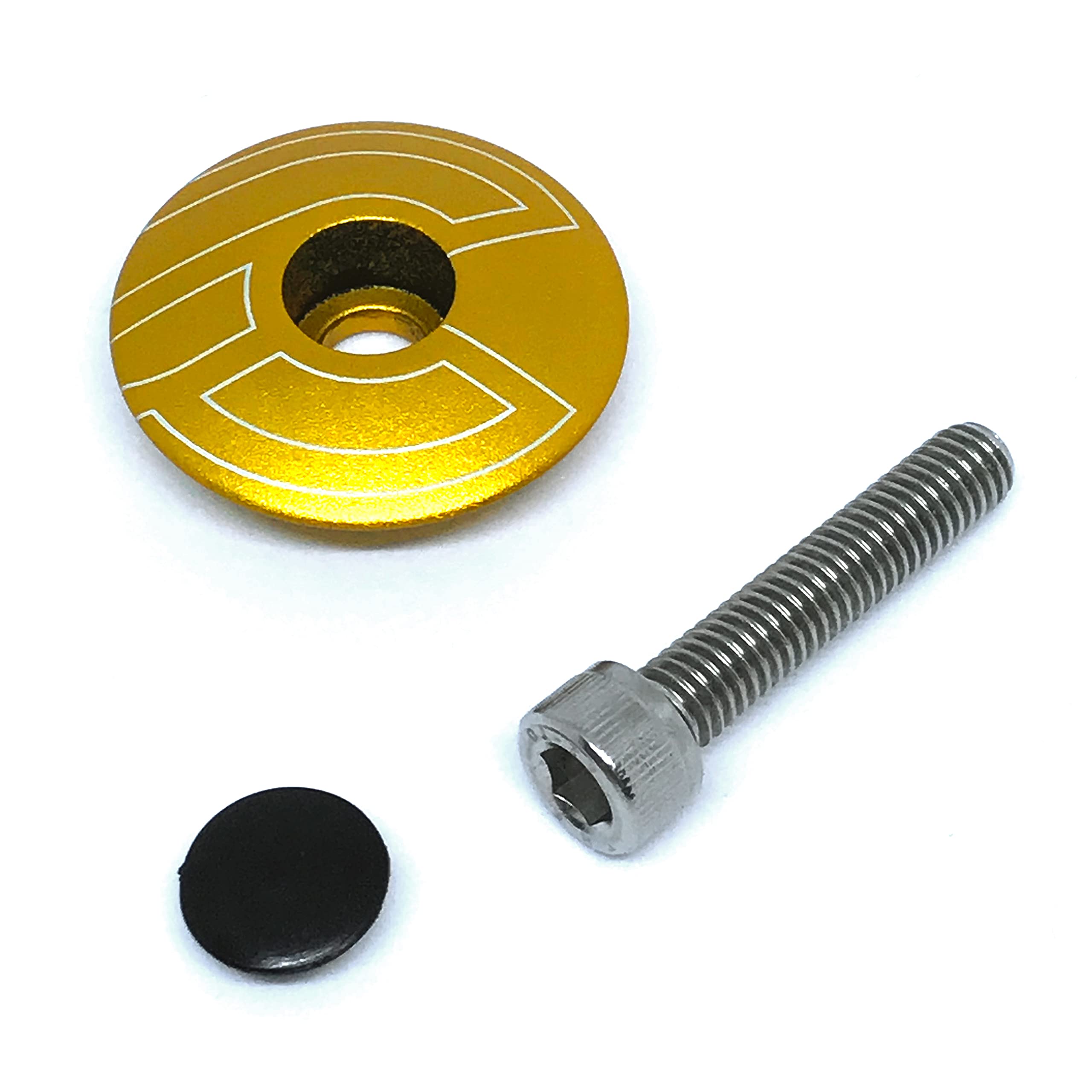 Cinelli Stemma Top Cap, One Size, Gold