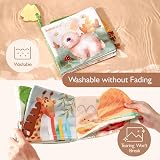 hahaland Baby Toys Soft Cloth Book Peek-a-Boo Forest 0-6 Months view 5