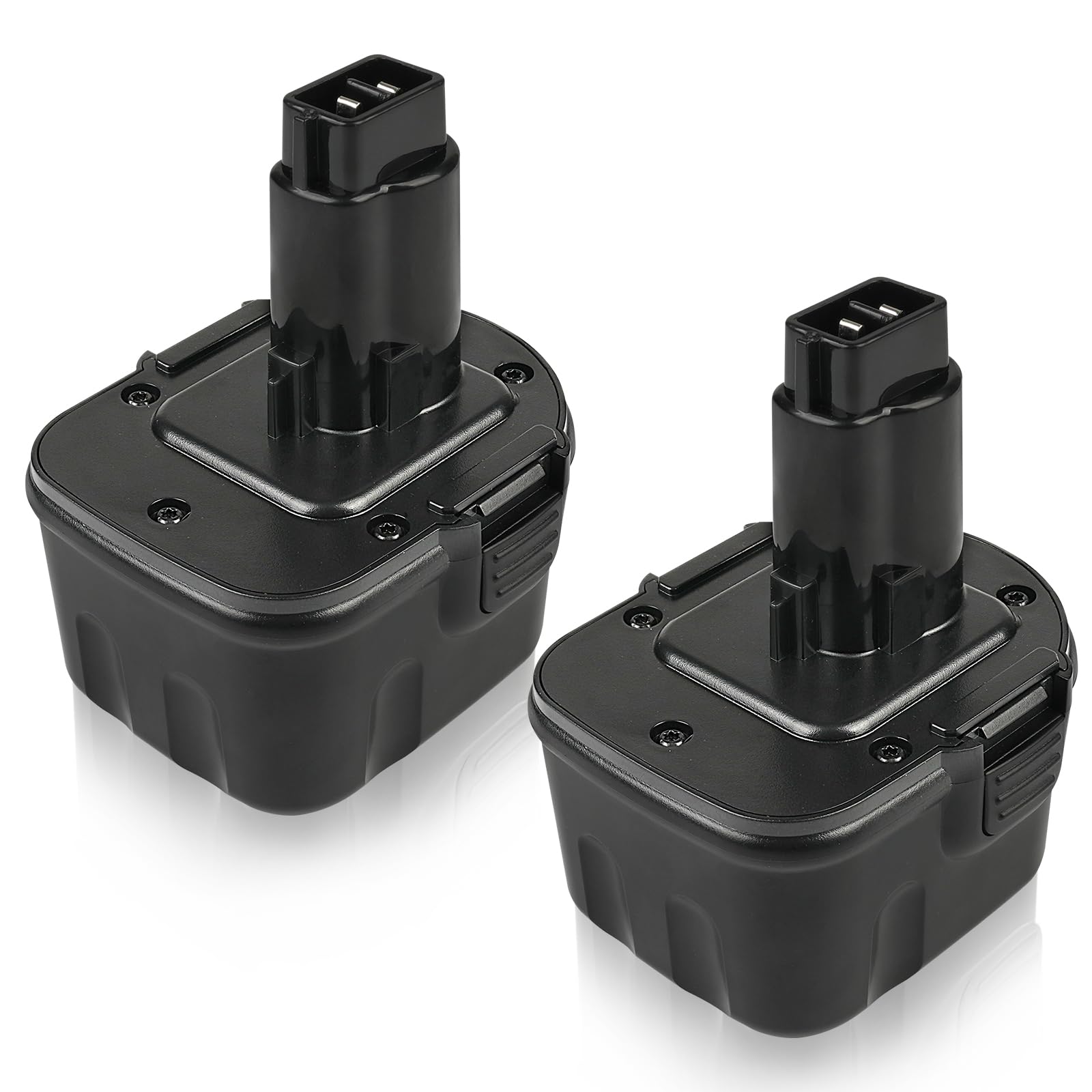 Photo 1 of VIRSHX BATT 12v 3.6Ah Ni-MH Replacement Battery for Dewalt, DW9071 DW9072 DC9071 DE9037 DE9071 12 Volt Battery, Compatible with Cordless Power Tool, Drill/Flashlight, 2 Pack
