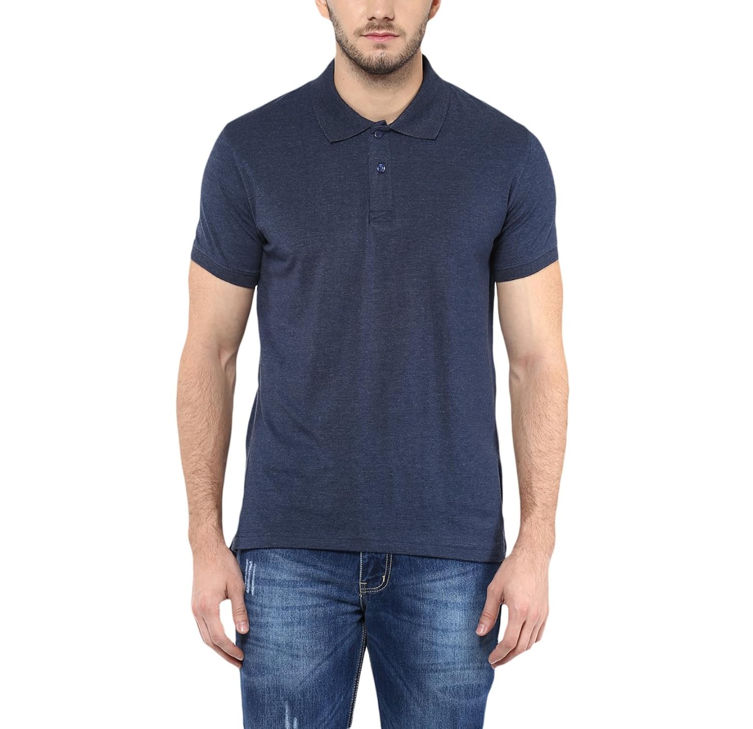 american crew men's cotton & elastane polo t-shirt