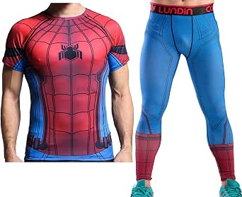 Amazon.com: Red Plume Conjunto de pantalones de compresión de manga corta  para hombre, conjunto de camisas de entrenamiento para correr, trotar,  conjunto deportivo y trajes de parte superior : Ropa, Zapatos y