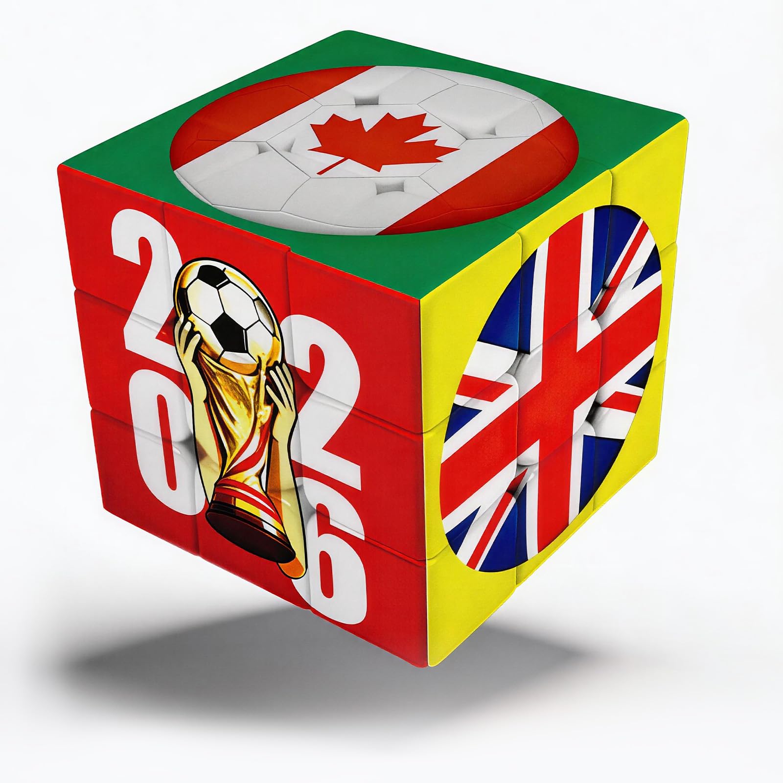 World 2026 Cup 3x3 Speed Cube, Theme Party Supplies for Sport, Soccer Party Decorations, Souvenir Football Sports Events