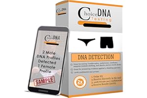 CHOICE DNA TESTING Infidelity Lab Based Male & Female DNA Detection - Includes Return Shipping to Lab (Male and Female DNA Detection)