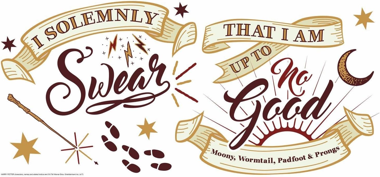 Amazon Com Roommates Harry Potter Marauder S Map Quote Peel And