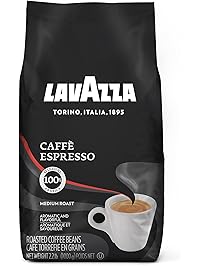 Lavazza Caffe Espresso Whole Bean Coffee Blend, Medium Roast, 2.2-Pound Bag