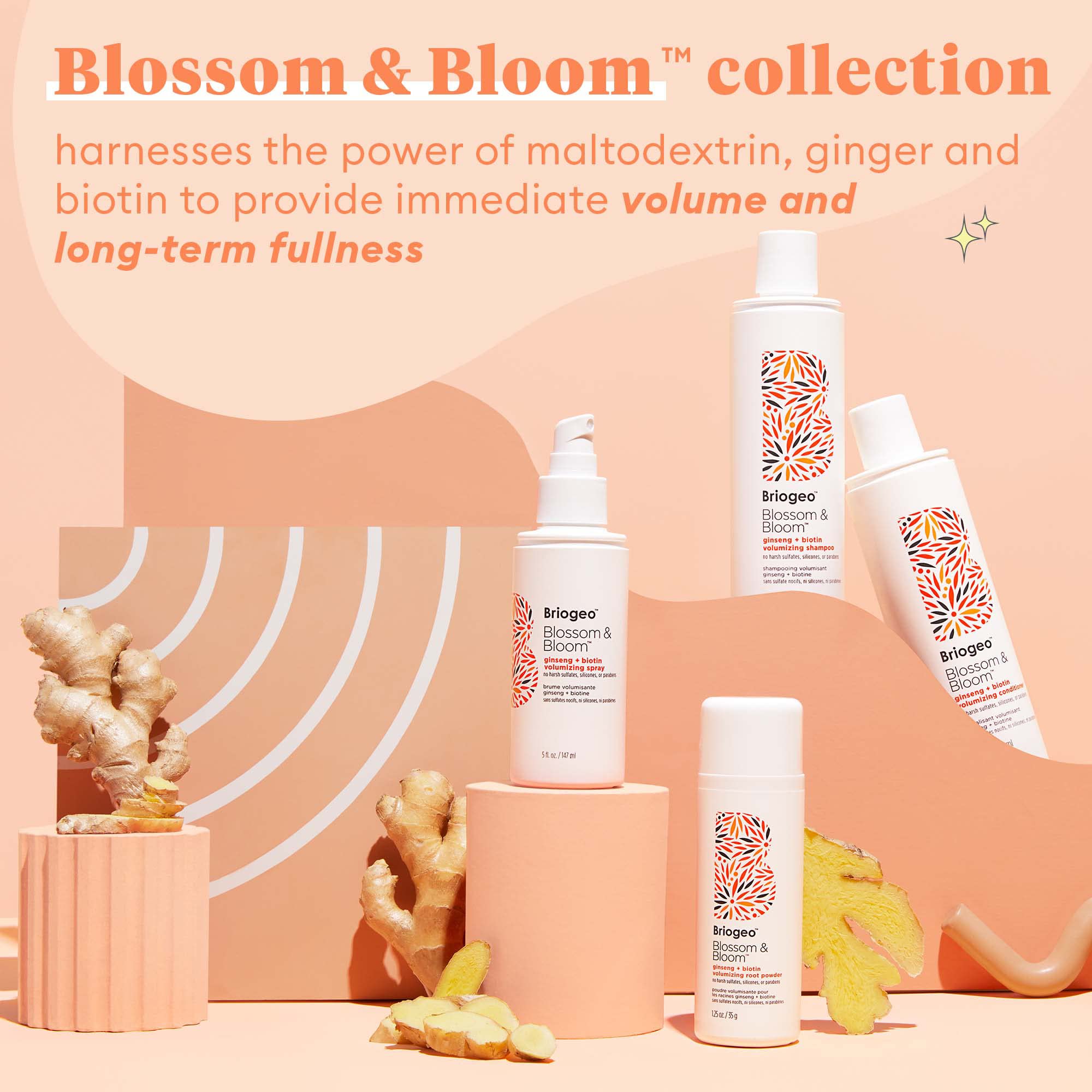 Briogeo Women's Bloom & Blossom Ginseng + Biotin Volumizing Shampoo