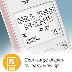 AT&T CL82257 DECT 6.0 2-Handset Cordless Phone for