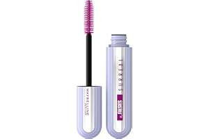 Maybelline The Falsies Surreal Extensions Washable Mascara, Volumizing, Lengthening Mascara Make Up, Blackest Black, 1 Count