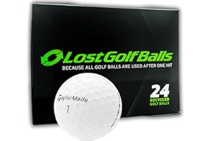 LostGolfBalls Used Taylormade TP5x Golf Balls 24 Pack Near Mint Recycled High Launch and Low Long Game Spin Performance