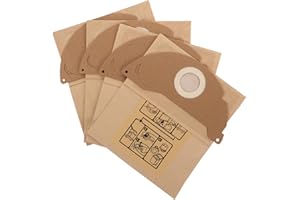 NUOBESTY Replacement Vacuum Bags 4Pcs for Shark Vacuum Cleaner Dust Bags Set for Household Use