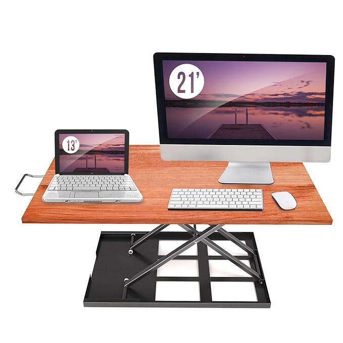 Standing Desk Converter Adjustable Height Sit to Stand