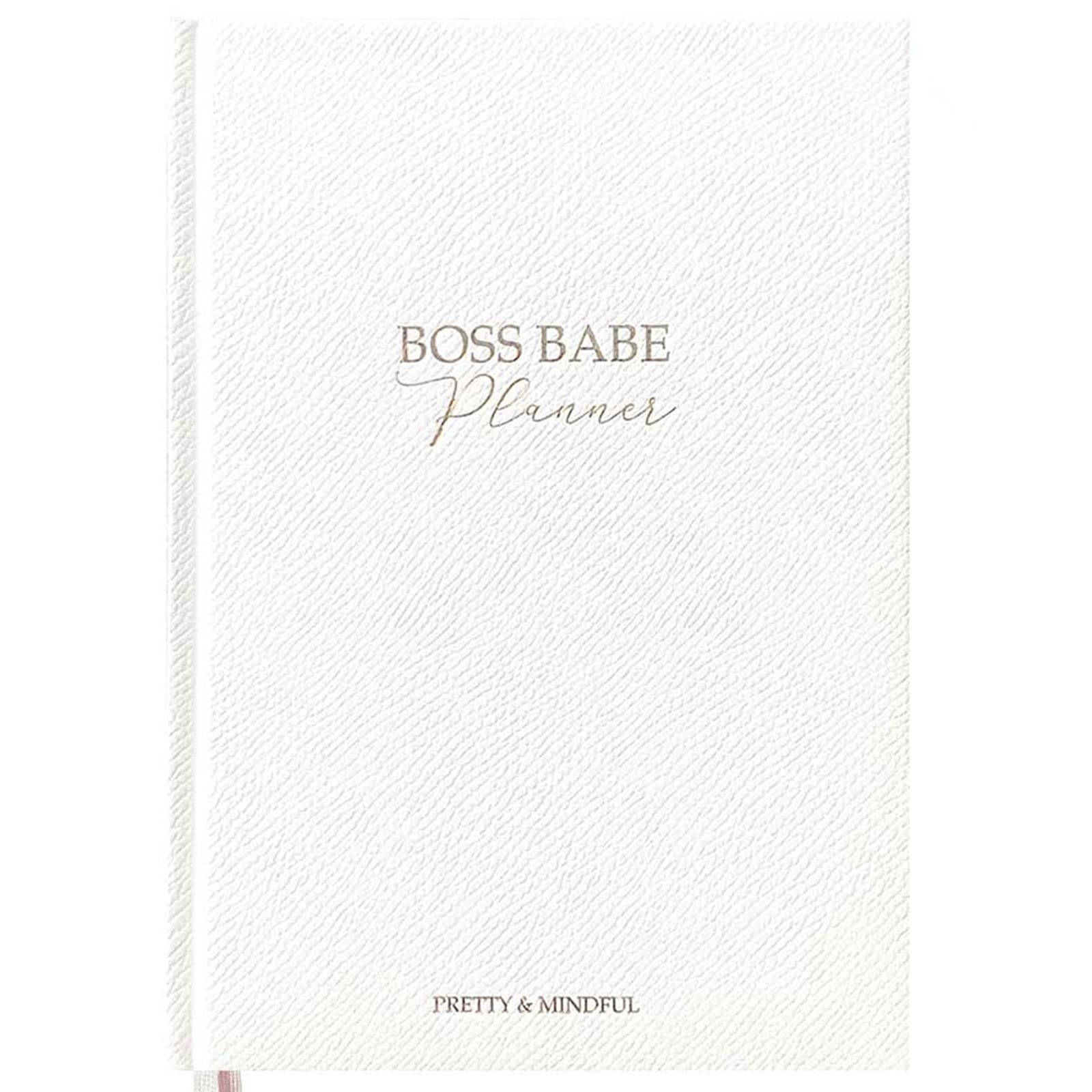 Boss Babe Planner | Undated Success and Productivity Planner (White)