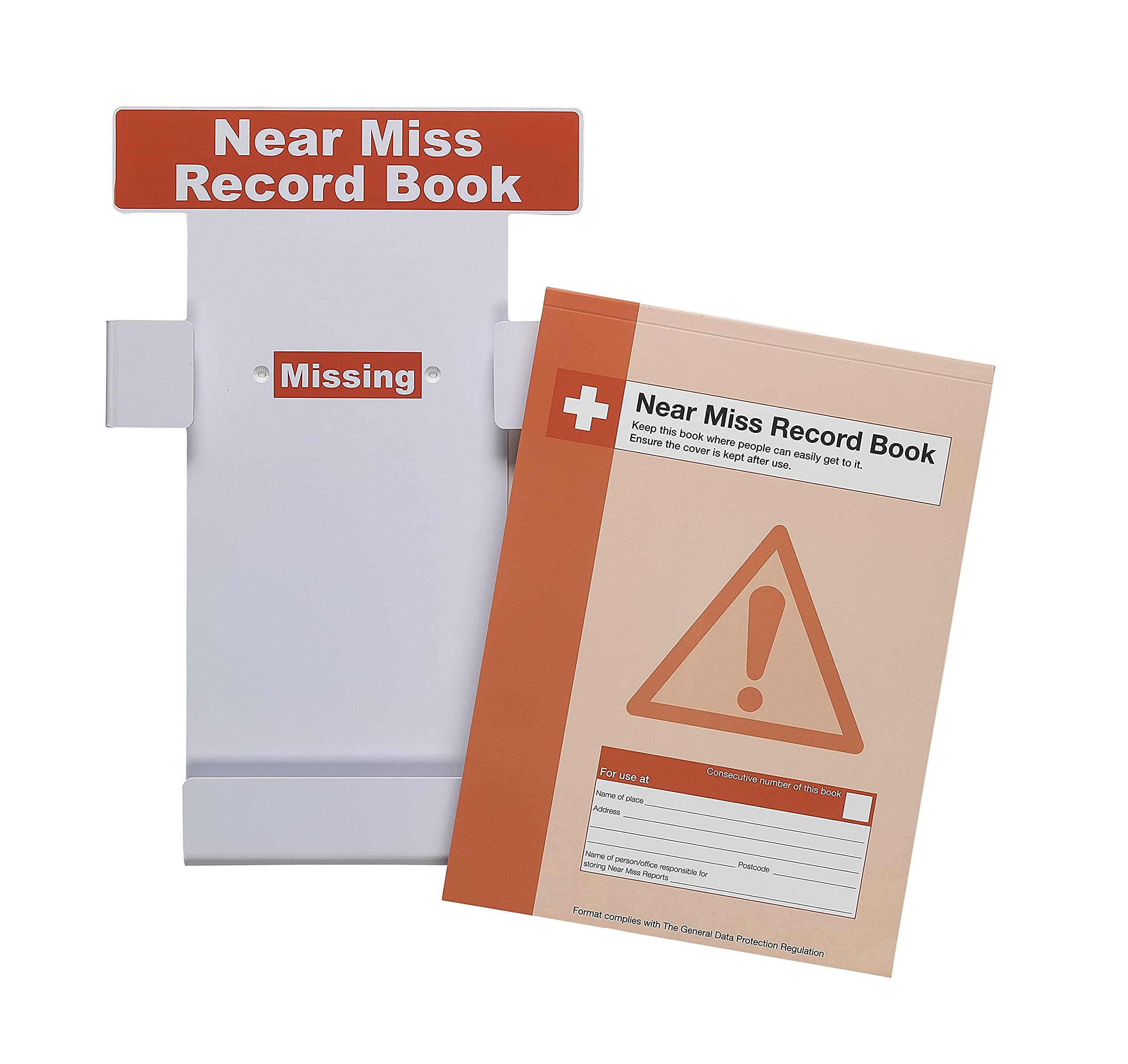 Safety First Aid Group Near Miss Record Book Station with Near Miss Book (A4)