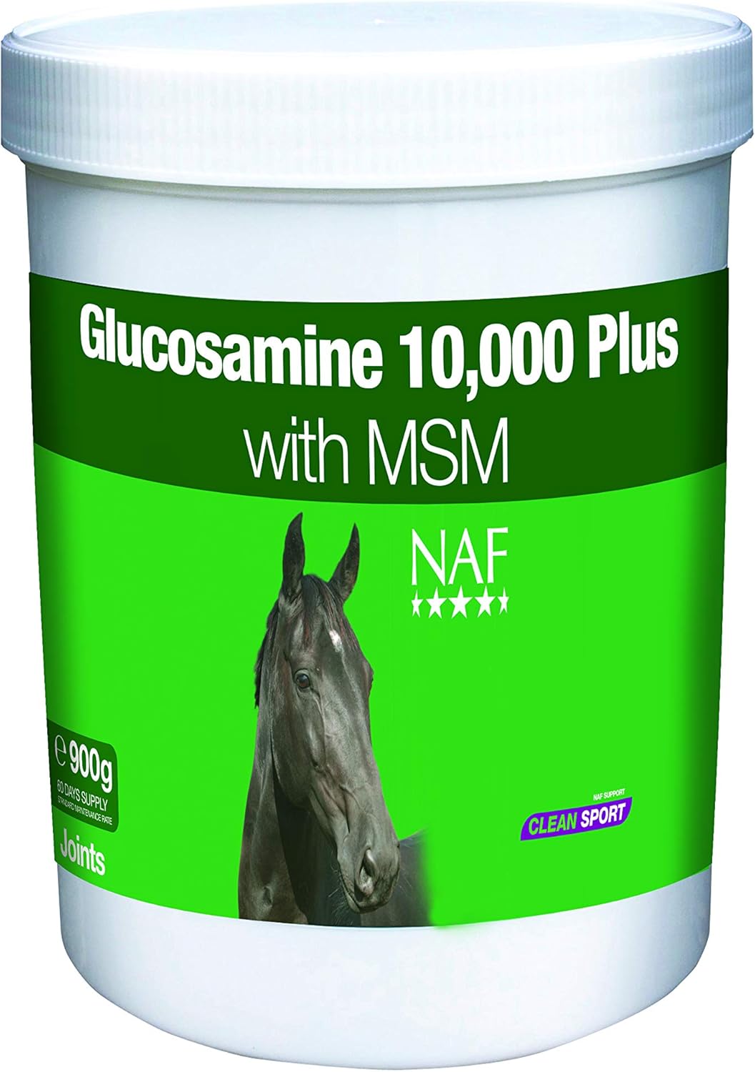 NAF Glucosamine 10,000 Plus with Msm 900g Joint Supplement 900g Clear