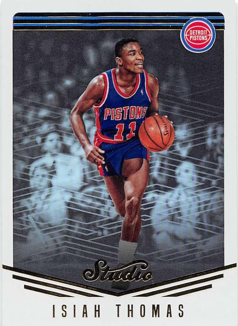 201617 Panini Studio Basketball 69 Isiah Thomas Detroit