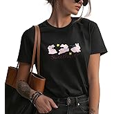 domirica Fashion Shirts for Women Solid 100% Cotton Short Sleeve Crewneck Relaxed Fit Vintage Quick Dry Basic Blouses