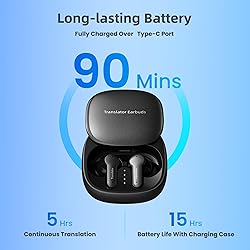 Anfier Translator Earbuds M3 Black Real Time
