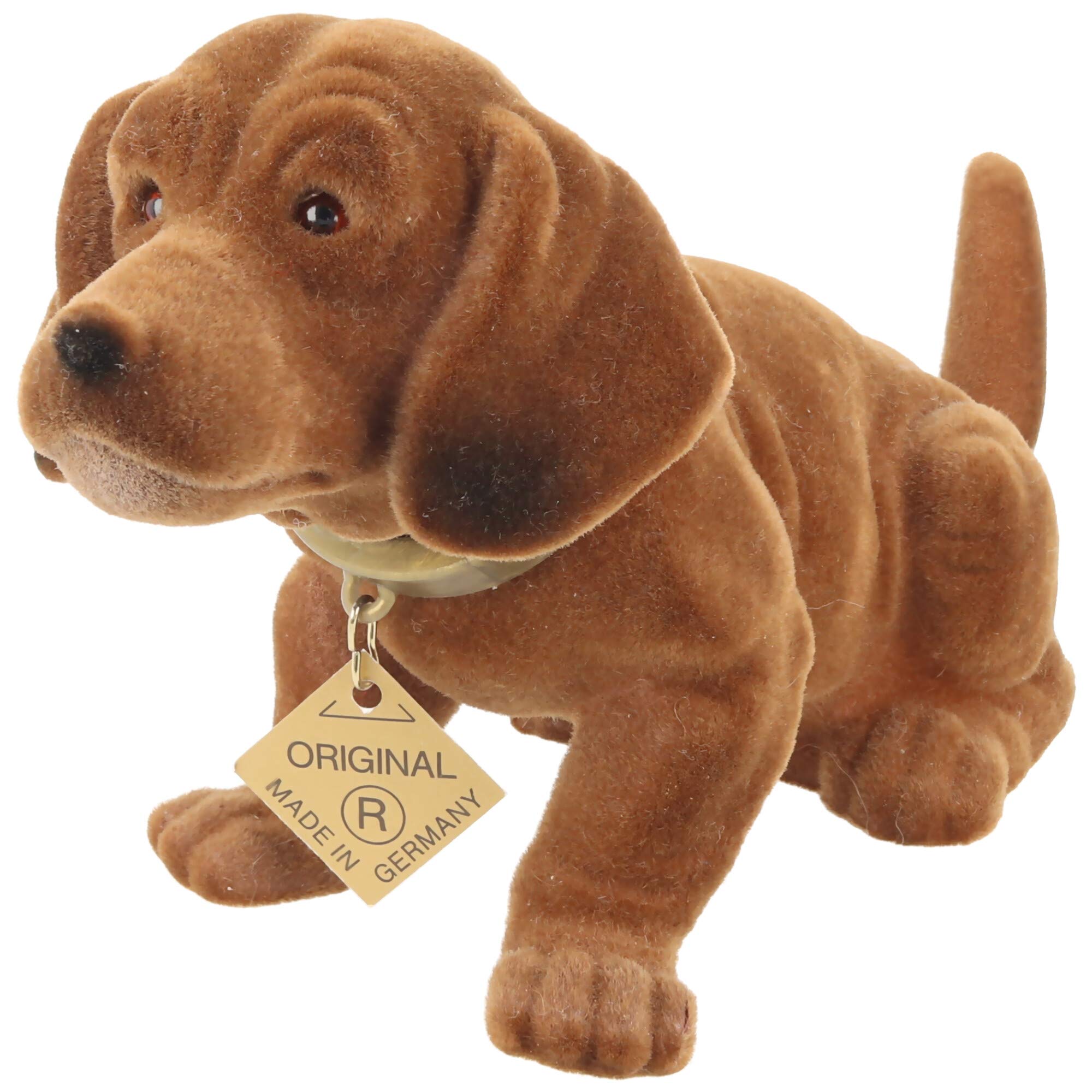 Rakso Original Large Dachshund Nodding Dog Figurine, Multicolored, 30 cm