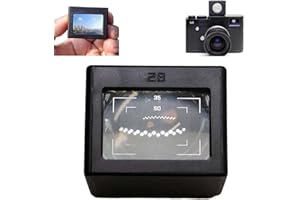 28mm Waist Level Viewfinder - Retropia Optical Waist Level Viewfinder, with 35/50 or 40 Frame Lines, Shoe Foot Position-Adjus